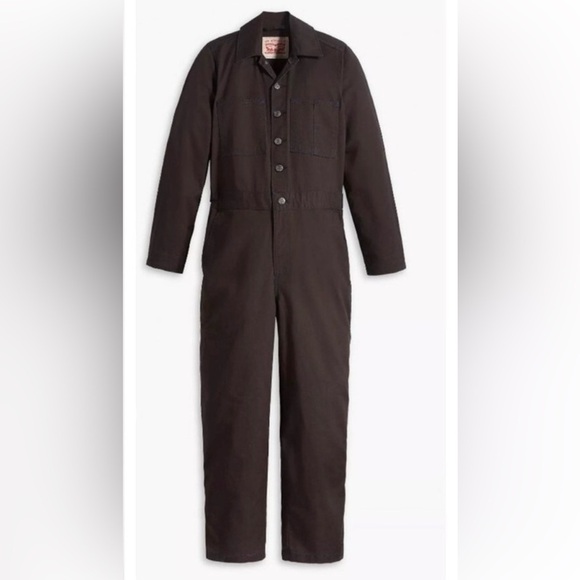 Levi’s Women’s Iconic Jumpsuit In Black - Picture 1 of 14